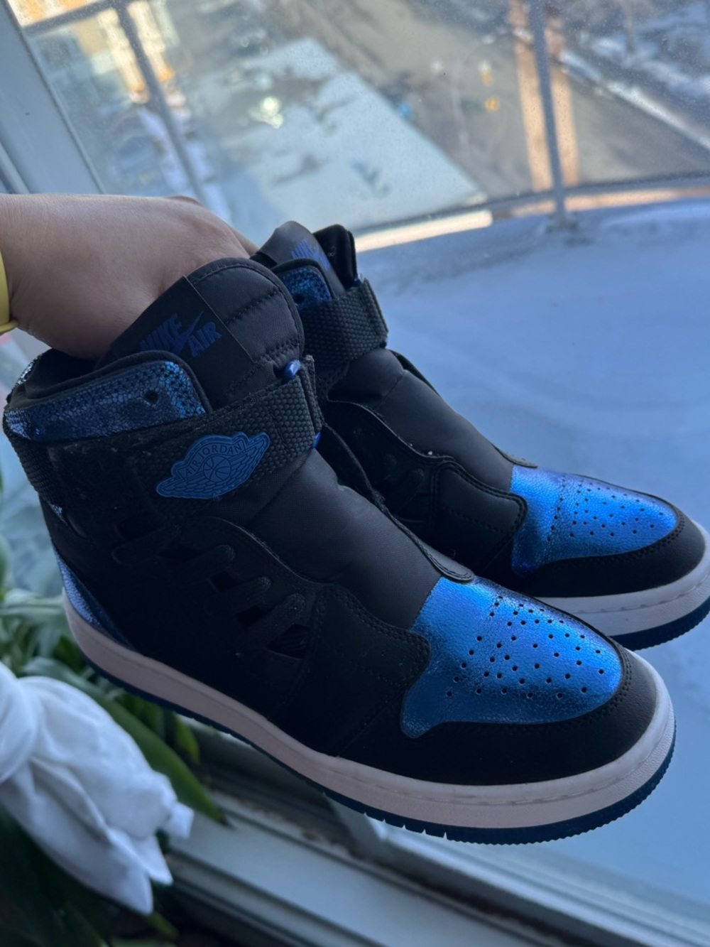 Jordan Wmns Air Jordan 1 Nova XX in Black and Game Royal - Picture 8 of 13